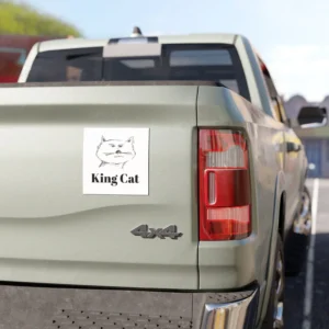 King Cat Car Magnet